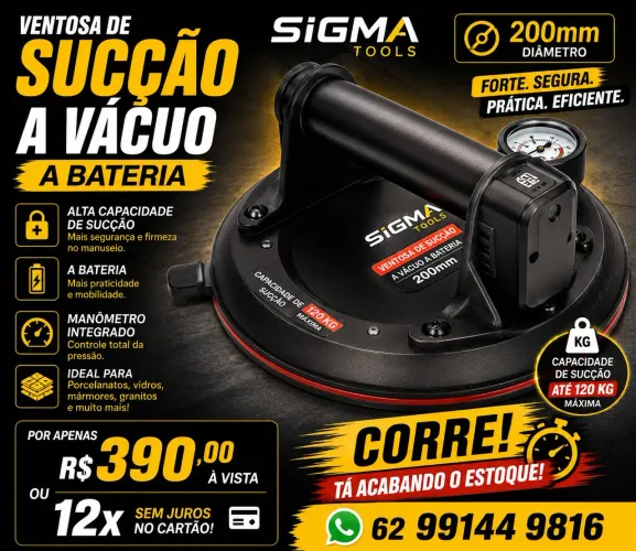 VENTOSA DE SUCÇÃO 