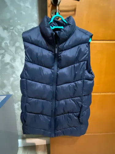 Colete infantil, azul marinho, tamanho 9/10