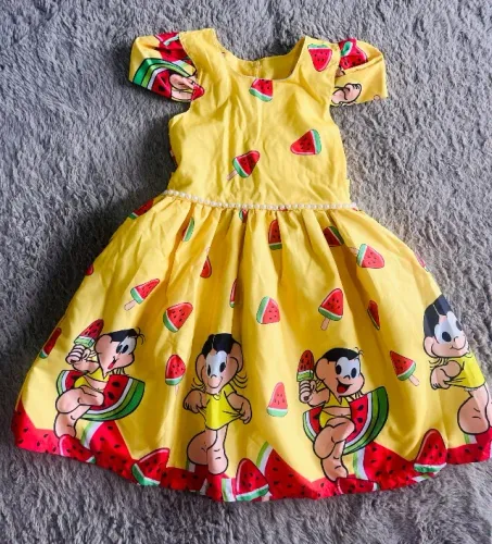 Vestido Infantil Magali ? Amarelo ?