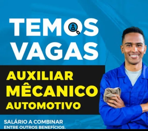Vaga para mecânico auxiliar e mecânico profissional (AUTOMOTIVO CICLO OTTO )linha leve l