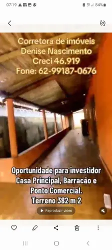 Vendo lote com 2 casas e um cômodo comercial