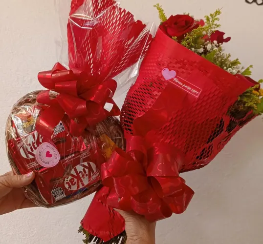 Buquês de rosas naturais