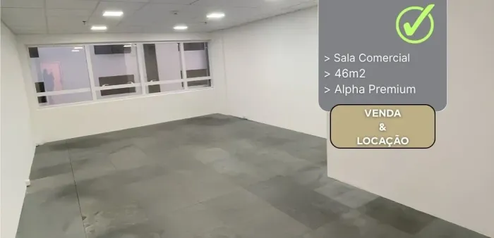 Sala, 51 m² - venda por R$ 499.900 ou aluguel por R$ 3.629/mês - Alphaville Industrial - B