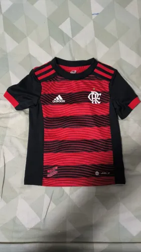 Camisa Flamengo Adidas Infantil Oficial 5A 2023