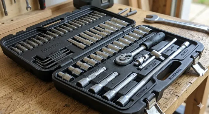 Kit de ferramentas com 46 peças 