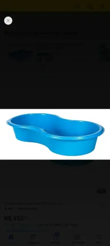 Piscina feijão 500 litros