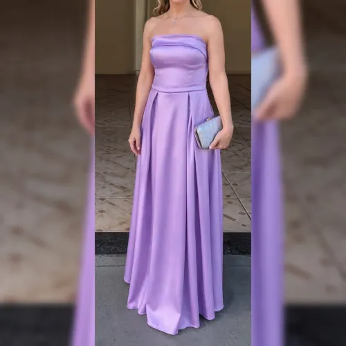 Vestido de Festa Lavanda Tamanho M