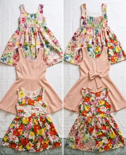 Lote 3 vestidos de 2 anos por R$45