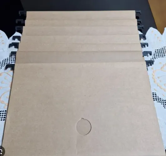 100 Pastas de arquivo físico Kraft
