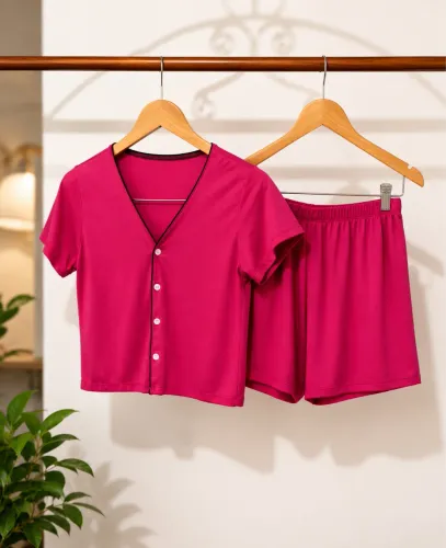 Pijama Feminino Fúcsia Premium