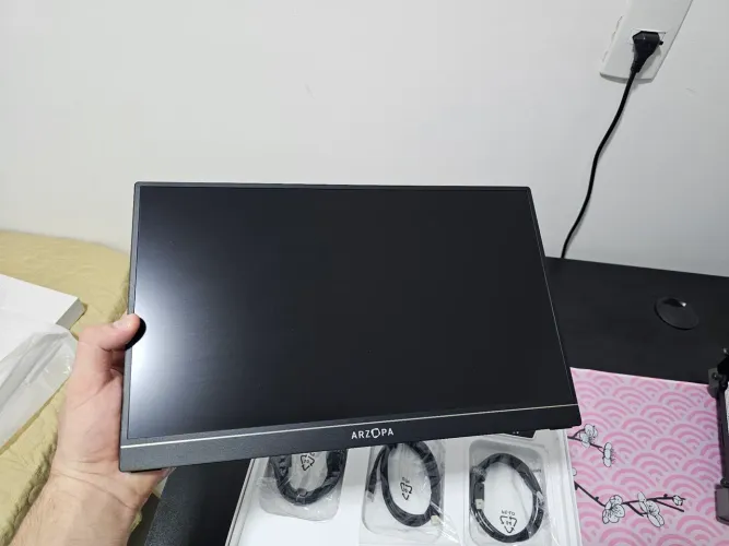 Monitor Portátil Gamer Arzopa Z1FC 16.1" 144Hz Full HD - Perfeito Estado - Brasília DF