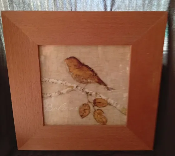 Quadro de madeira da Tok & Stok