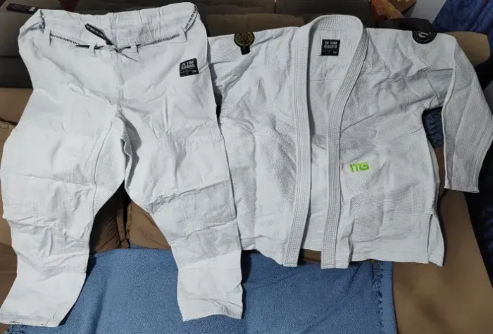 Kimono Jiu Jitsu, In The Guard Masculino Branco Tamanho A4 Grande