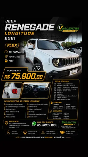 Jeep Renegade Longitude 1.8 4X2 Flex 16V Aut. 2021