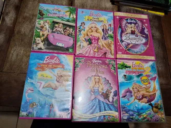 Colecao DVDs variados Barbie