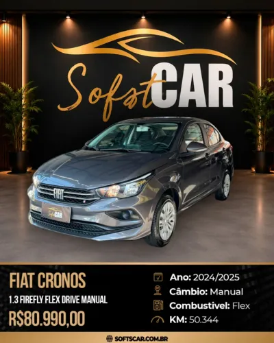 Fiat Cronos Drive 1.3 8V Flex 2025
