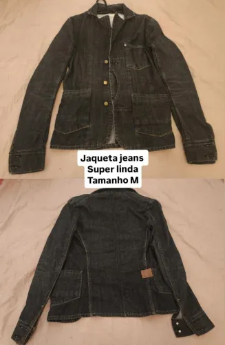 Jaqueta jeans linda tamanho M