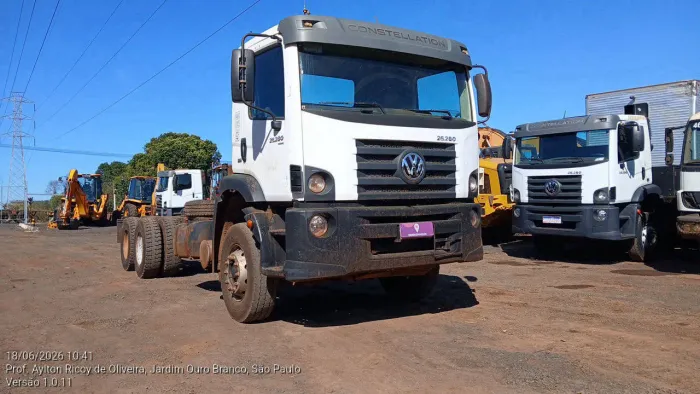 Volkswagen 26.280 E Constel. 6x4 2p (diesel)(E5) 2020/2021 Vamos Seminovos Ribeirão Preto