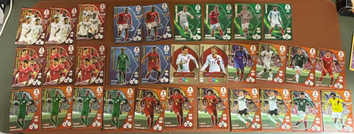 Lote de Cards Adrenalyn XL 2018 (Limited Edition, Game Changer, Rising Star?)
