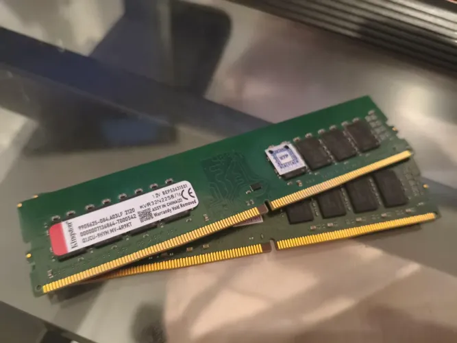Memória DDR4 32gb 16x2 desktop kingston