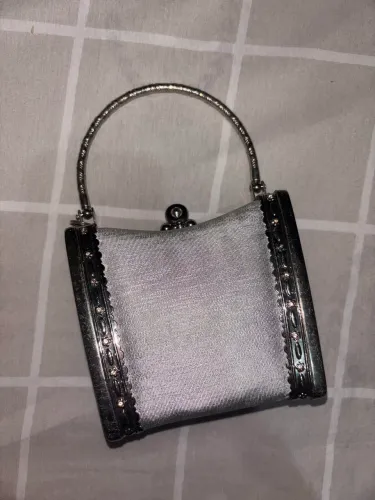 Bolsa prata vintage 