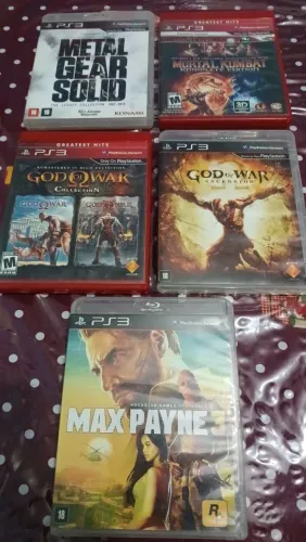 Kit 5 jogos PS3 - estão em ótimo estado