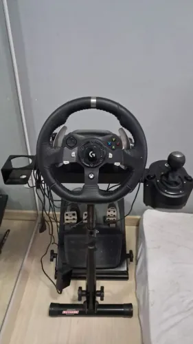 Logitech G920 + Câmbio Shifter + Suporte Completo