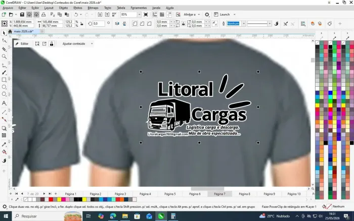 Carga e descarga, logística