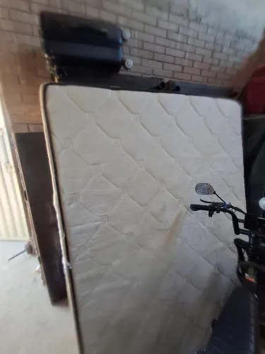 Cama baú + colchão pra sair logo