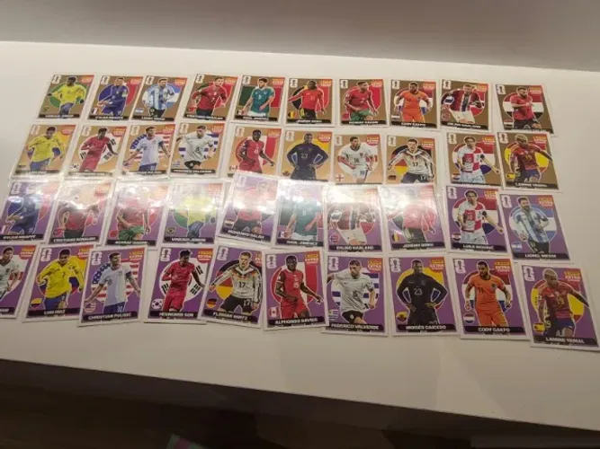 Legends Extra Stickers Copa 2026 - KIT 40 - 20 Bronze + 20 Roxas