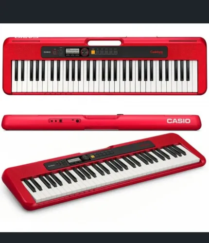 Vende-se teclado Casio Casiotone coor vermelho 