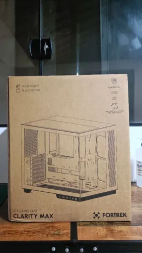 Gabinete Aquário ATX Fortrek Clarity MAX Branco