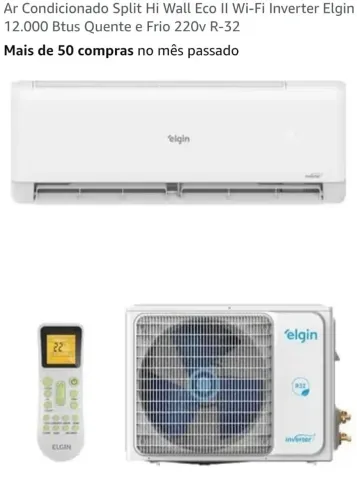 Ar condicionado 12.000 BTUs - Novo