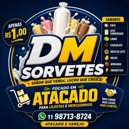 O SORVETE DE R$ 1,00 QUE VENDE TODO DIA!