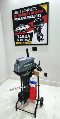 Motor Hidea 5HP 2 Tempos, Pra Caiaques e Barcos, Novo Garantia Promoção à Pronta Entrega