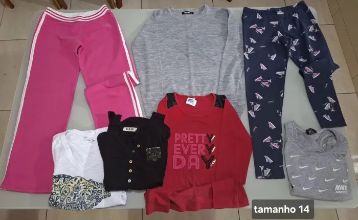 Lote de roupas infantil menina 