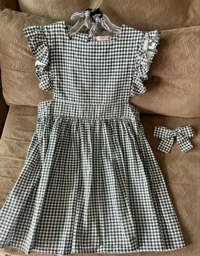 Vestido xadrez lindo 3 anos