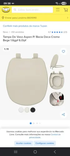 Vaso sanitario deca aspen bege