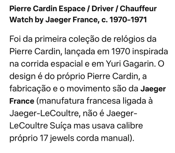Vendo Pierre Cardin & Jaeger