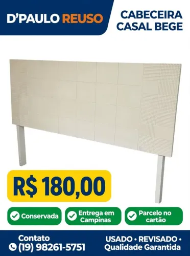 Cabeceira Casal bege