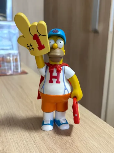 Action figure playmates the simpsons, personagem Homer dançarino, interativo 
