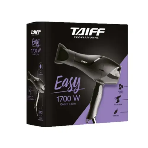 Secador De Cabelo Taiff Easy Preto 1700W 127V - Taiff