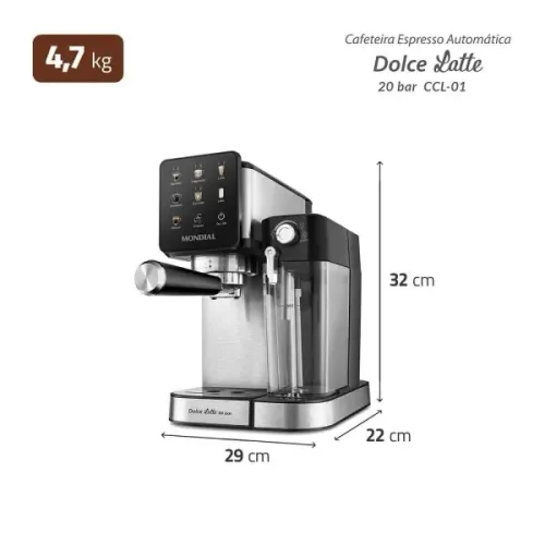 Cafeteira Mondial Dolce Latte C-28-ECL