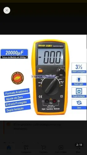 CAPACIMETRO DIGITAL HCP-100 21N075 HIKARI (HCP100)