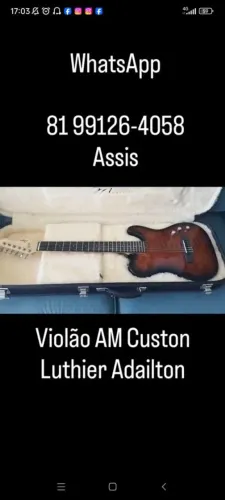 violão Luther Am Custon