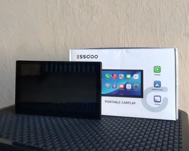 multimídia essgoo 9 polegadas carplay/android auto | tela grande | nova