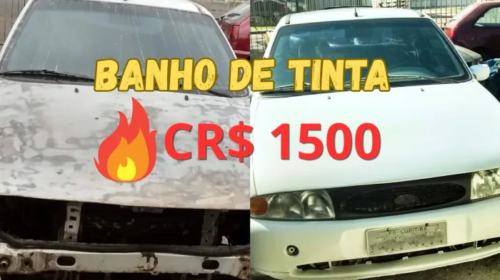 Banho de tinta Pintura automotiva
