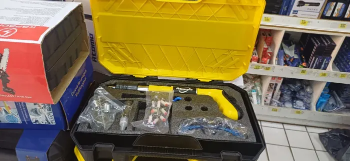 Rebitadeira Automatica Kit com maleta