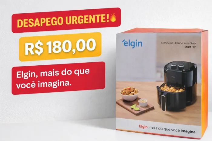 Air Fryer Elgin Start Fry 3,5L - Nova