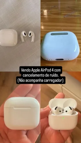 Apple AirPod 4 cancelamento de ruídos